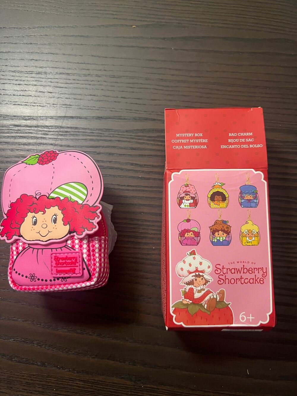 Raspberry Tart from Strawberry Shortcake Loungefly Mini Backpack Keychain Charm